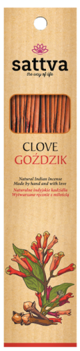 Incense Naturalne kadzidła Clove 30g - goździk Sattva