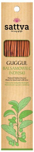 Incense Naturalne kadzidła Guggul 30g balsamowiec indyjski Sattva