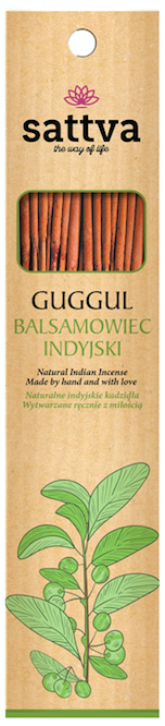 Incense Naturalne kadzidła Guggul 30g balsamowiec indyjski Sattva