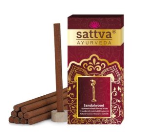 Naturalne kadzidła Droop Sticks SANDALWOOD 20g Sattva