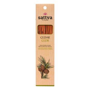 Incense Naturalne kadzidła Cedar 30g cedr Sattva
