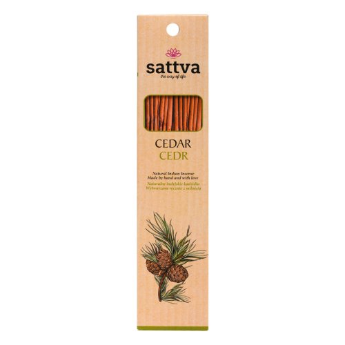 Incense Naturalne kadzidła Cedar 30g cedr Sattva