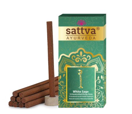 Naturalne kadzidła Droop Sticks WHITE SAGE 20g Sattva
