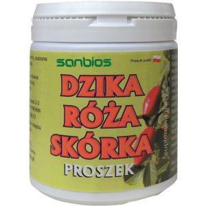 DZIKA RÓŻA SKÓRKA 200g Sanbios proszek