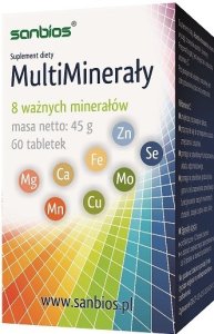 MULTIMINERAŁY 60 tabl. Sanbios