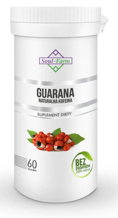 Soul Farm Premium Guarana Ekstrakt 500 mg 60 k