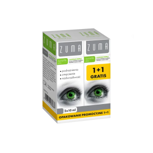 ZUMA ŚWIETLIK PLUS łagodzące krople do oczu 10ml + 10ml S-Lab