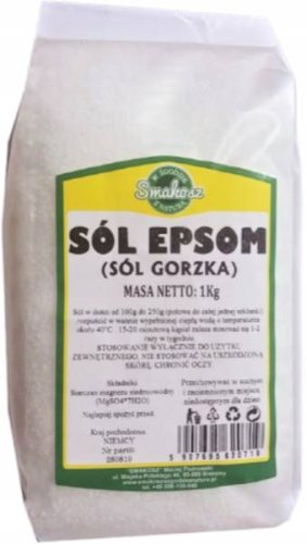 SÓL EPSOM (sól gorzka) 1kg Smakosz