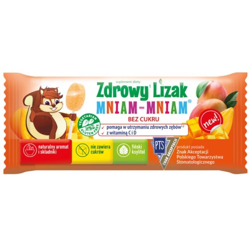 Zdrowy Lizak Mniam Mniam 6G Mango