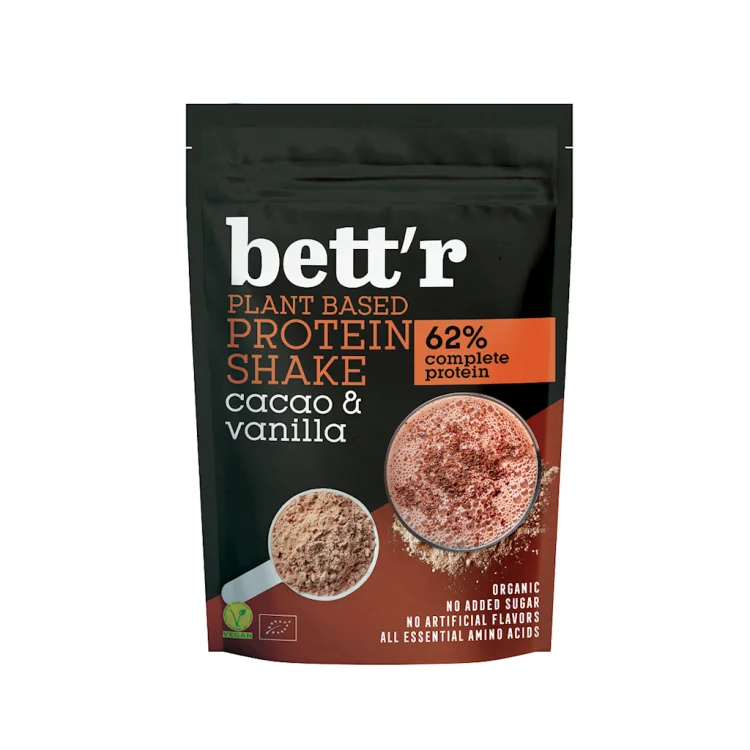 SHAKE PROTEINOWY Kakao i wanilia bez dodatku cukru 500g -Bettr