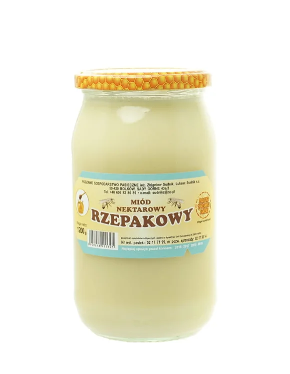 SUDNIK MIÓD RZEPAKOWY 0,50 kg 5