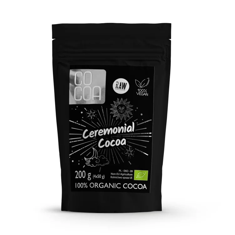 Kakao ceremonialne Bio COCOA (4 x 50 g) 200 g - Surovital