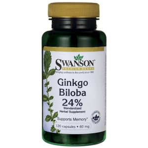GINKO BILOBA EKSTRAKT 60mg 120 kaps Swanson