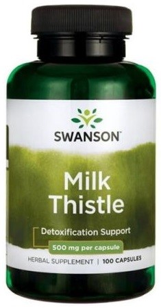 Milk Thistle Full Spectrum 500 mg 100 kaps (ostropest) Swanson
