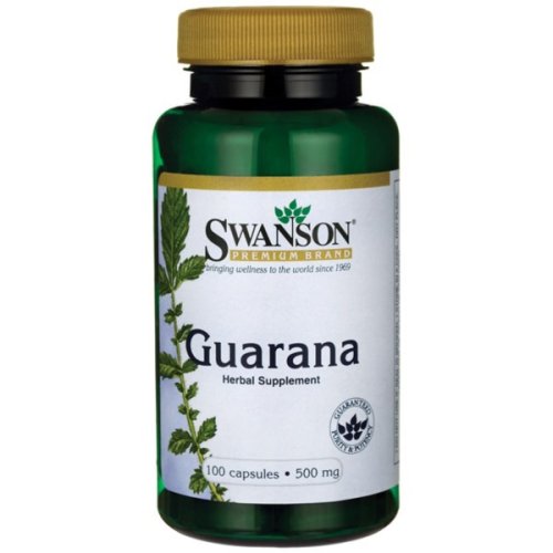 GUARANA 500Mg/100Kaps. Swanson