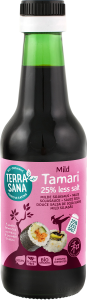 SOS SOJOWY TAMARI 25 % MNIEJ SOLI Bezglutenowy BIO 250 ml - Terrasana