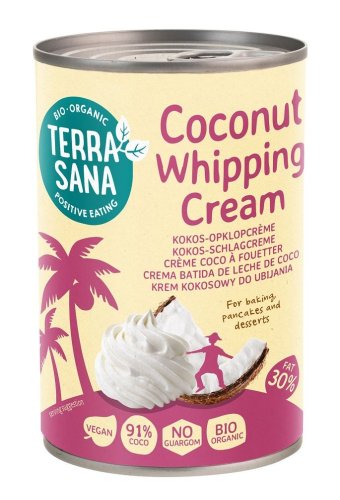KREM KOKOSOWYDo ubijania BIO 400 ml - Terrasana