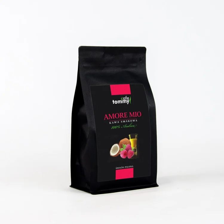 Kawa smakowa Amore Mio 250g ziarnista Tommy Cafe