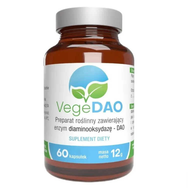 VegeDAO (DIAMINOOKSYDAZA - DAO) 60 kaps