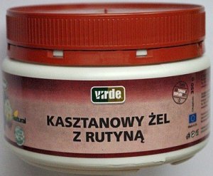 KASZTANOWY żel z rutyną 350 g Virde