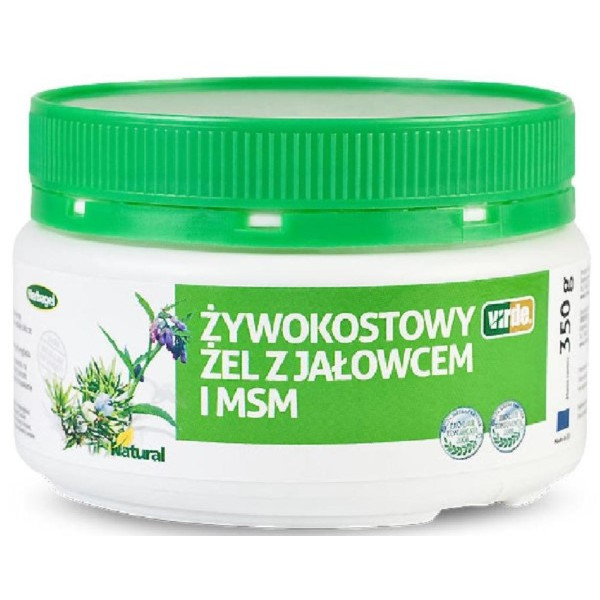 ŻYWOKOSTOWY ŻEL Z JAŁOWCEM I MSM 350g Virde