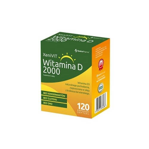 Xenicopharma XeniVit Witamina D 2000 120 kap