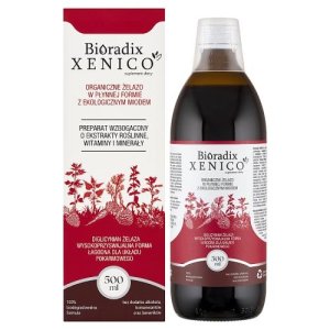 BIORADIX 500ml  XenicoPharma żelazo w płynie