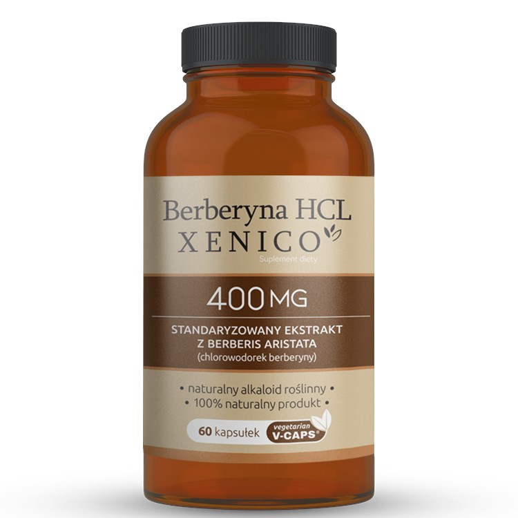BERBERYNA HCL Xenico 400 mg 60 kaps. Xenicopharma