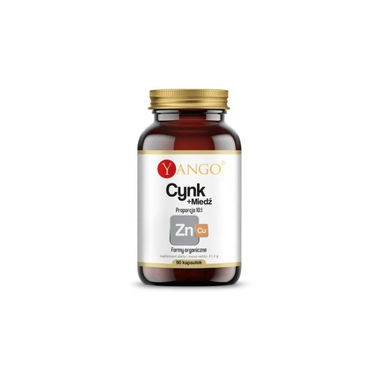 CYNK+MIEDŹ 90 kaps. Yango