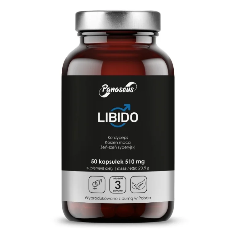 LIBIDO 50 kaps. płodność Panaseus - dla mężczyzn