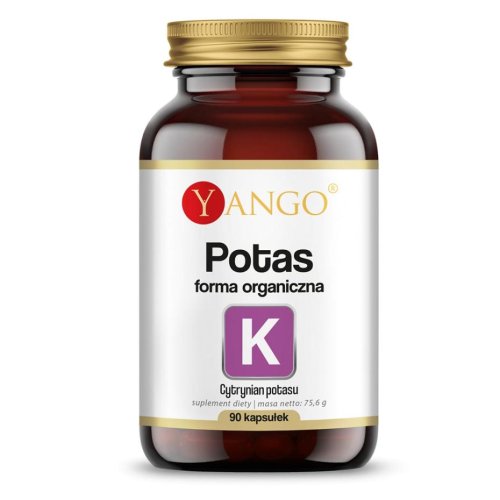 Potas cytrynian 90 kaps Yango