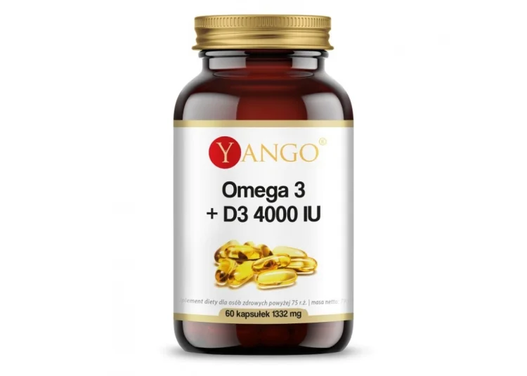 OMEGA 3 + D3 4000 IU 60 kaps. Yango