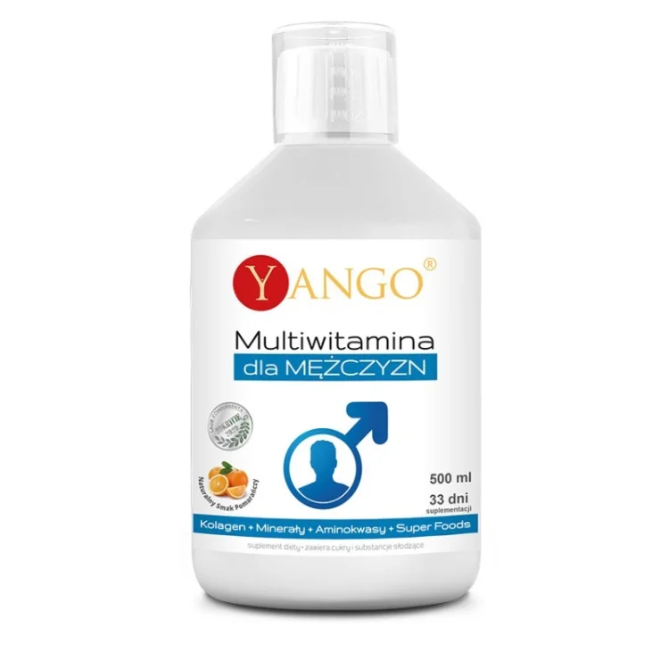 MULTIWITAMINA dla mężczyzn 500 ml Yango