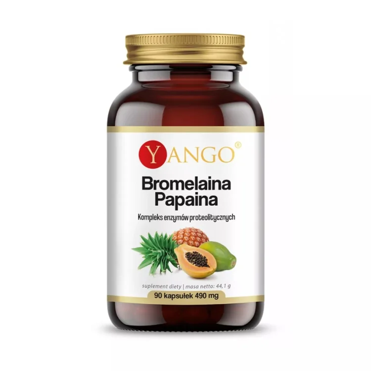  BROMELINA + PAPAINA 90 kapsułek Yango