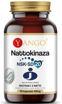 NATTOKINAZA 30 kaps. Yango Rozrzedza krew