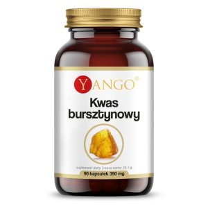 KWAS BURSZTYNOWY 90 kaps Yango Antyoksydant