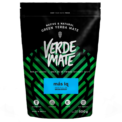 Yerba Mate Verde Mate Green MAS IQ 400g - pamięć i koncentracja