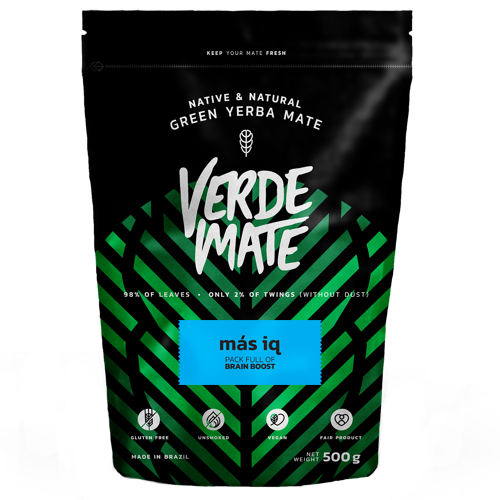 Yerba Mate Verde Mate Green MAS IQ 400g - pamięć i koncentracja
