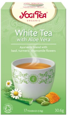 Herbata White Tea With Aloe Bio 17 x 1,8g Yogi Tea