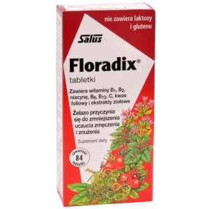 ŻELAZO I WITAMINY Tabl. 84 szt. Floradix
