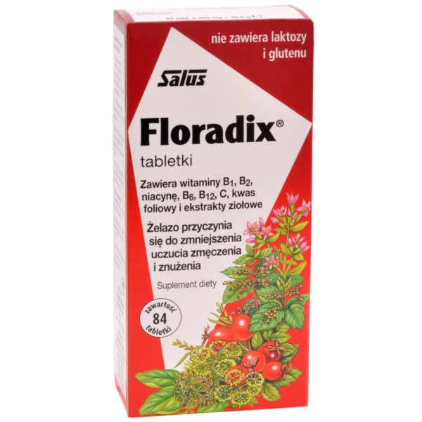 ŻELAZO I WITAMINY Tabl. 84 szt. Floradix