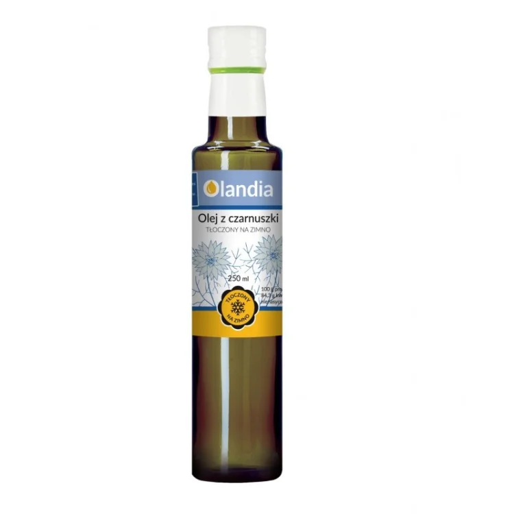 Złoto Polskie OLEJ Z CZARNUSZKI tłoczony na zimno 250 ml Olandia