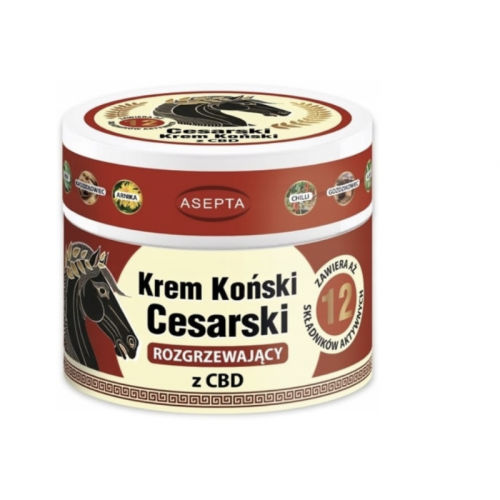 Krem KOŃSKI CESARSKI Z CBD rozgrzewający 50 ml - Asepta