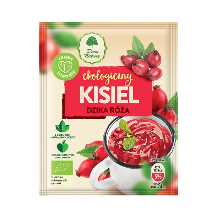 DZIKA RÓŻA kisiel instant Bio 30g - Dary Natury