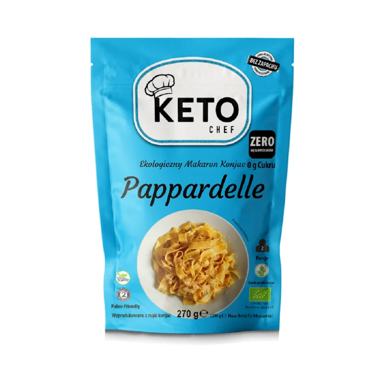 PAPPARDELLE makaron konjak Bio 270 - Keto Chef