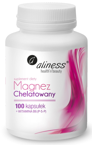 MAGNEZ CHELATOWANY 100 kapsułek - Medicaline Aliness