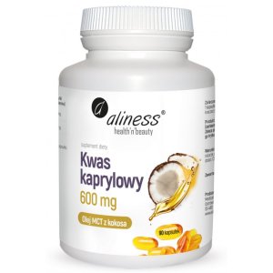 KWAS KAPRYLOWY 90 kapsułek - Medicaline Aliness