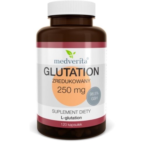 GLUTATION zredukowany 250mg 120 kap Medverita