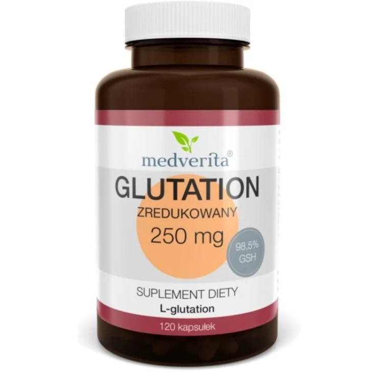 GLUTATION zredukowany 250mg 120 kap Medverita