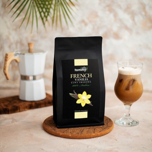 Kawa smakowa French Vanilla  250g ziarnista Tommy Cafe